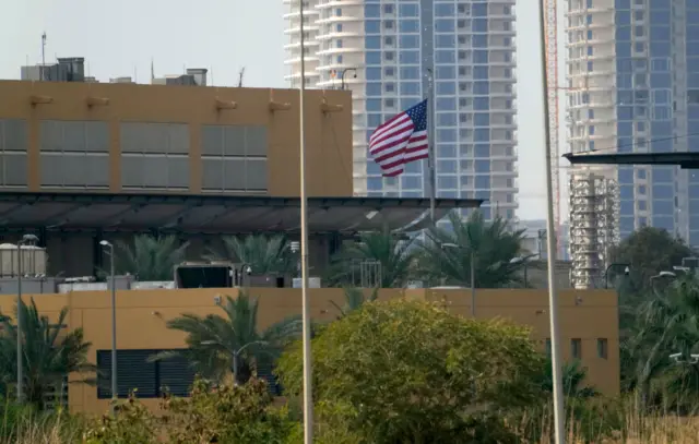 السفارة الأمريكية في بغداد، العراق - 17 مارس/آذار 2026