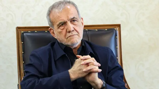 ईरानी राष्ट्रपति मसूद पेज़ेश्कियान