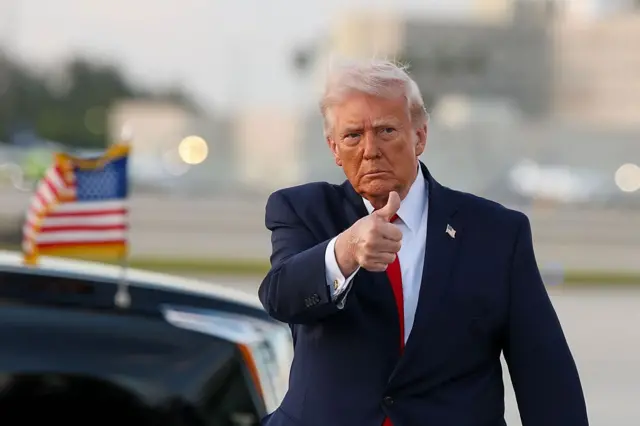 الرئيس الأمريكي، دونالد ترامب