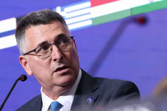 وزير الخارجية الإسرائيلي جدعون ساعر