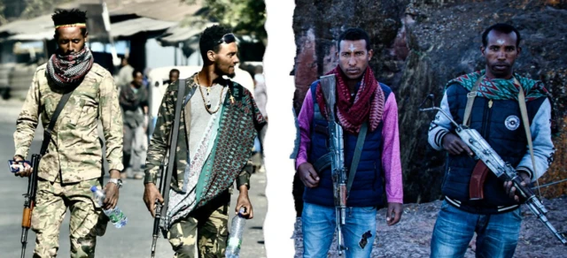 sojoji da yan bindiga a Ethiopia