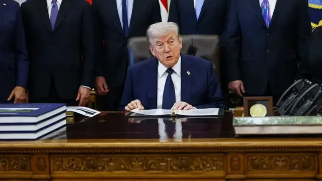 الرئيس الأمريكي، دونالد ترامب