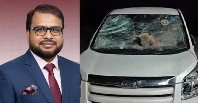 নেত্রকোনা-৫ আসনের সংসদ সদস্য মাছুম মোস্তফার গাড়ি ভাঙচুর করা হয়