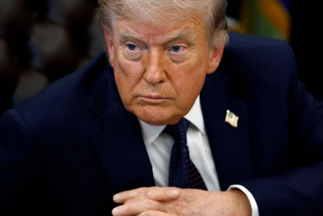 الرئيس الأمريكي، دونالد ترامب