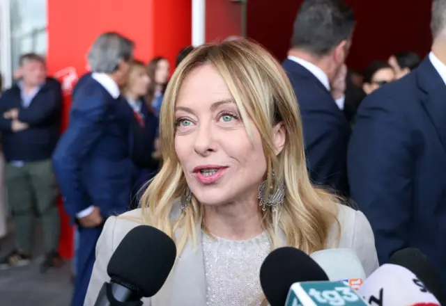 جورجا ملونی، نخست‌وزیر ایتالیا،