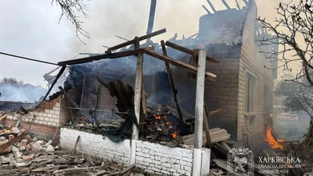 последствия атаки в Харьковской области