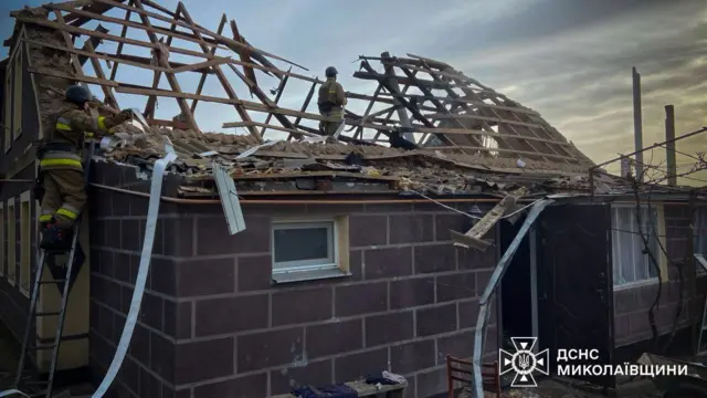 последствия атаки в Николаевской области
