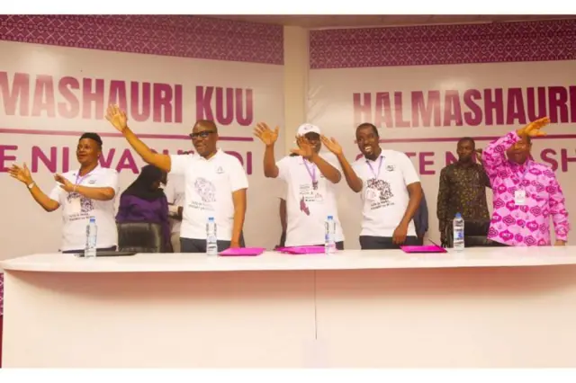 Ni picha ya wakati wa kampeini za uchaguzi mkuu 2025