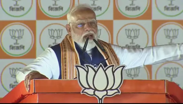 রাজ্যে ভোট প্রচারে নরেন্দ্র মোদী।