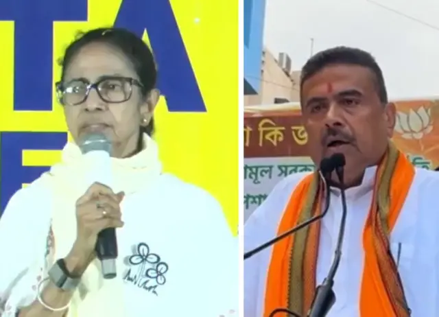 রোববারের জনসভায় মমতা ব্যানার্জী ও শুভেন্দু অধিকারী