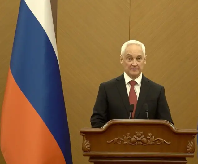 وزير الدفاع الروسي أندريه بيلوسوف