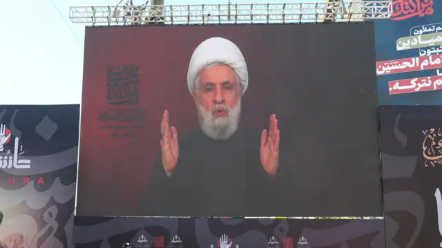 الأمين العام لـحزب الله الشيخ نعيم قاسم.