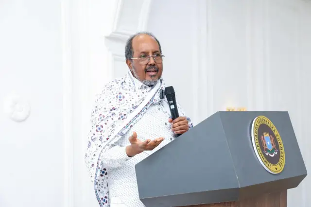 Madaxweynaha Soomaaliya Xasan Sheekh Maxamuud
