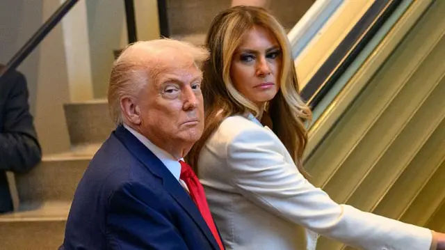 डोनल्ड ट्रंप और मेलानिया ट्रंप