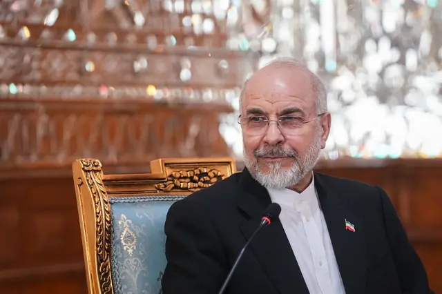 رئيس مجلس الشورى الإيراني، محمد باقر قاليباف