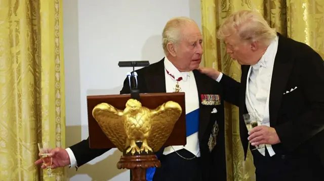 امریکی صدر ٹرمپ اور برطانوی شاہ چارلس