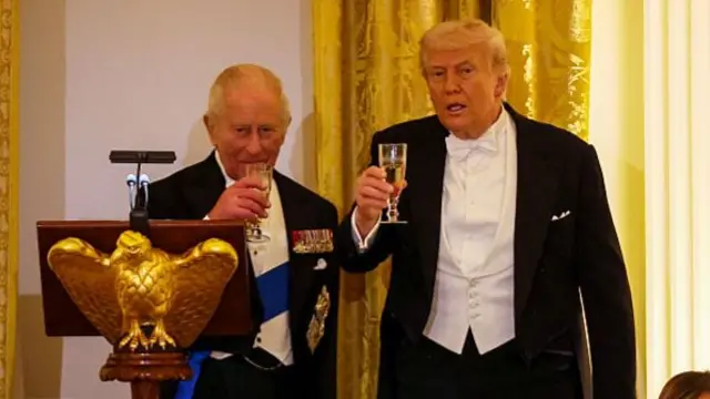 किंग चार्ल्स और डोनाल्ड ट्रंप