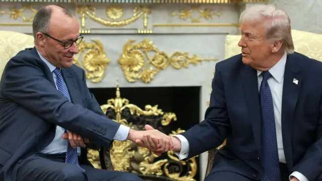 فریدریش مرتس و دونالد ترامپ