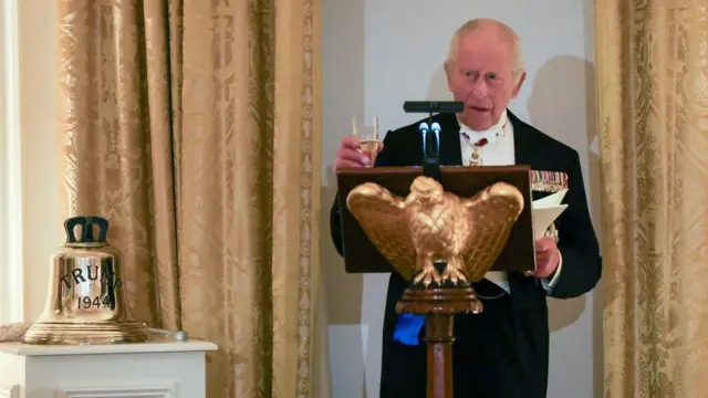 الملك تشارلز الثالث في البيت الأبيض