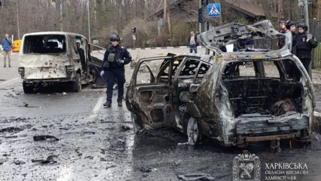 последствия атаки в Харькове