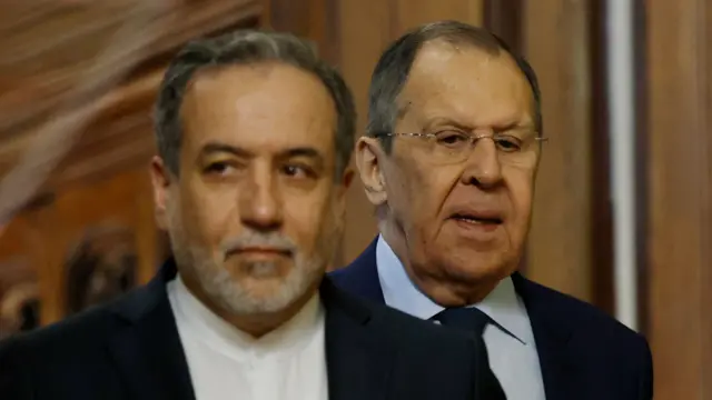 रूस के विदेश मंत्री और ईरान के विदेश मंत्री