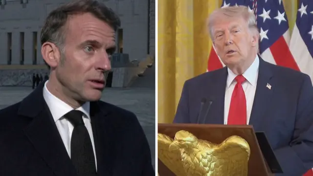 Macron na Trump
