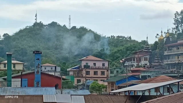 ဖားကန့်မြို့ တစ်နေရာ (ပုံဟောင်း)