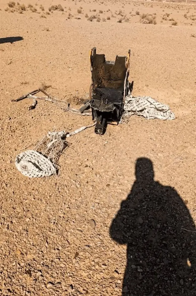 وكالة فارس: صورة لمقعد طائرة مقاتلة من طراز إف 35 أسقطتها الدفاعات الجوية الايرانية