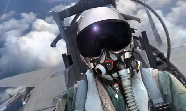 Umupilote uri mu ndege ya gisirikare