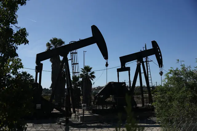 مضخات نفط في حقل أمريكي (صورة أرشيفية)