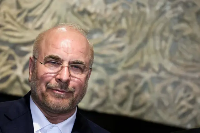 رئيس البرلمان الإيراني محمد باقر قاليباف