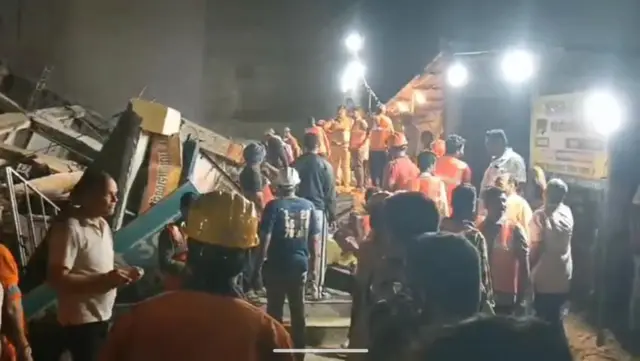 अनूपपुर में इमारत गिरने से हादसा