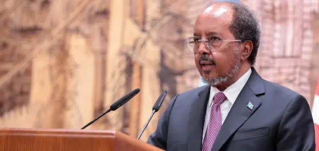 Pireezidaantii Somaaliyaa Hasan Sheek Mohaamuud