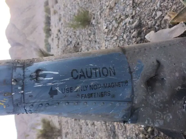 بقایای اف-۱۵ سرنگون‌شده در ایران