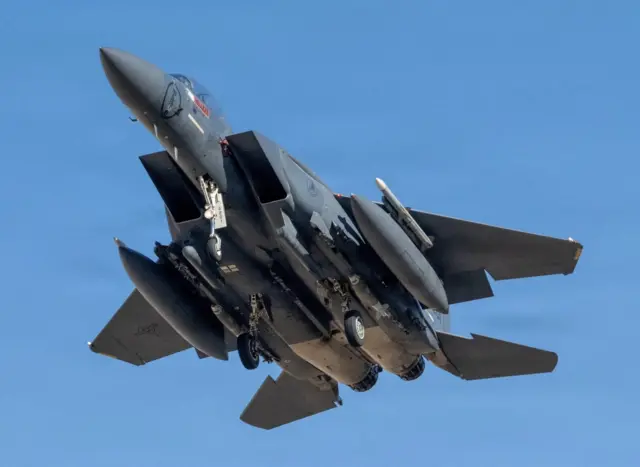 የአሜሪካ  ኤፍ-15ኢ ስትራይክ ኤግል ተዋጊ ጄት