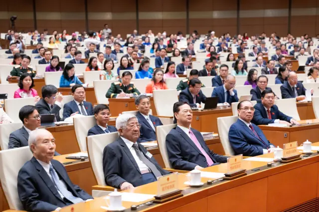 Ông Nguyễn Tấn Dũng tại kỳ họp thứ nhất Quốc hội Khóa 16