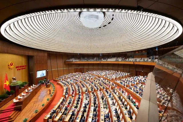 Quang cảnh phiên khai mạc Kỳ họp thứ Nhất, Quốc hội khoá 16