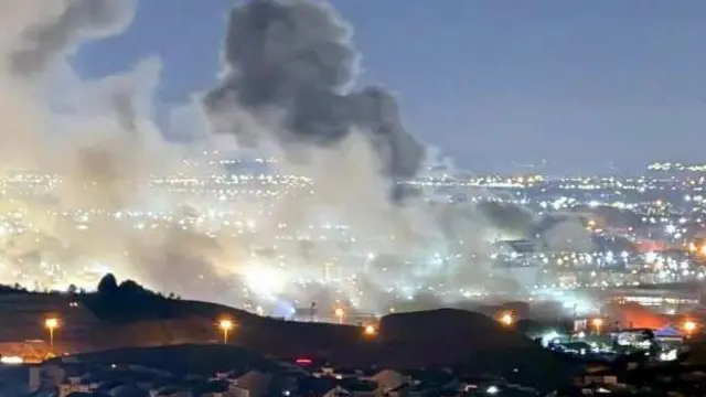 সোমবার সকালে তেহরানের বিভিন্ন অংশে হামলা হয়েছে