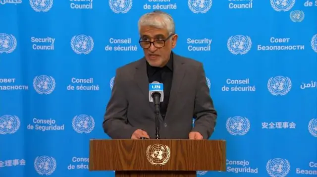 مندوب إيران لدى الأمم المتحدة أمير سعيد إيرواني.