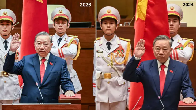 Hai lần tuyên thệ chủ tịch nước của ông Tô Lâm