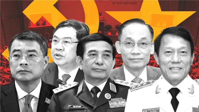 Ảnh thiết kế: 5 người trong Bộ Chính trị