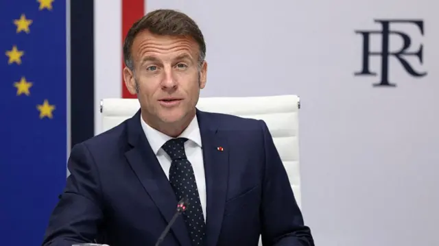 الرئيس الفرنسي إيمانويل ماكرون.