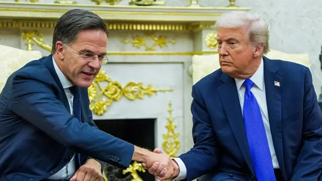 डोनाल्ड ट्रंप और मार्क रुट