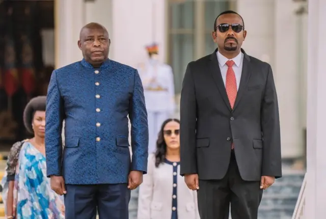 Evariste Ndayishimiye na Abiy Ahmed