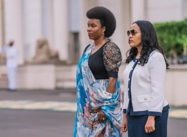 Angeline Ndayubaha Ndayishimiye na Zinash Tayachew umutambukanyi wa Abiy