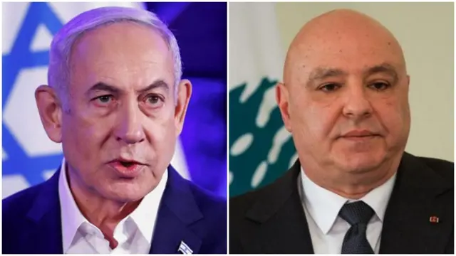 ቤንያሚን ኔታኒያሁ እና ጆሴፍ አዎንስ