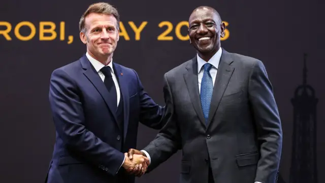 Shugaba Emmanuel Macron da takwaransa William Ruto