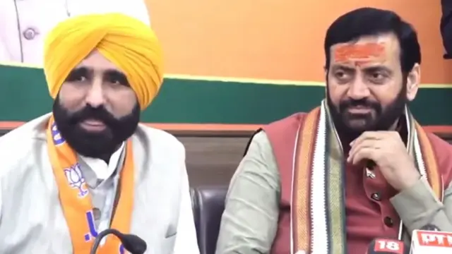 ज्ञान सिंह मान ने नायब सिंह सैनी की मौजूदगी में बीजेपी की सदस्यता ग्रहण की है