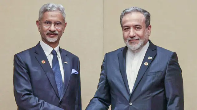 भारत के विदेश मंत्री एस जयशंकर और ईरानी विदेश मंत्री अब्बास अराग़ची (फ़ाइल फ़ोटो)