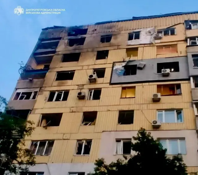 Последствия атак в Днепропетровской области